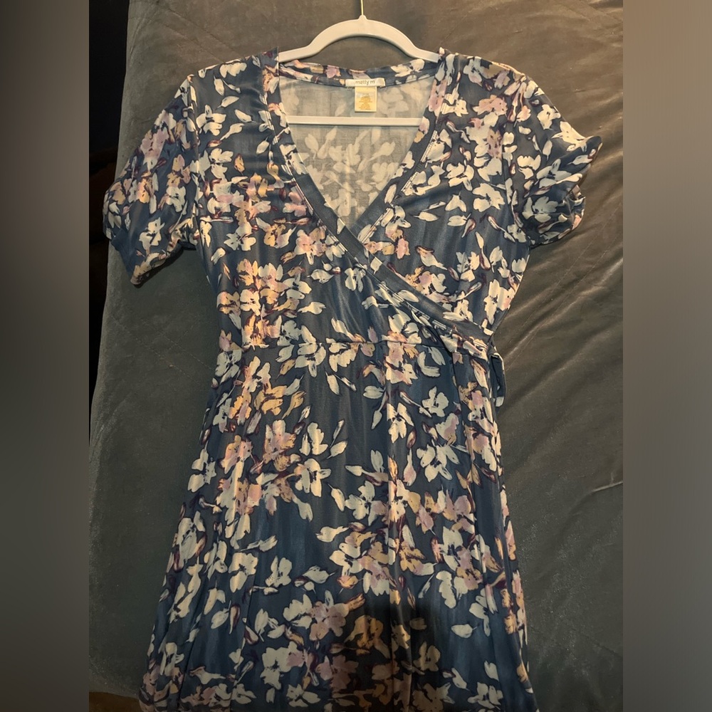 Summer floral midi dress